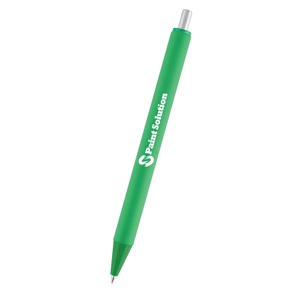 Atlas Gel Pen in Recycled ABS - Green - Silk Screen
