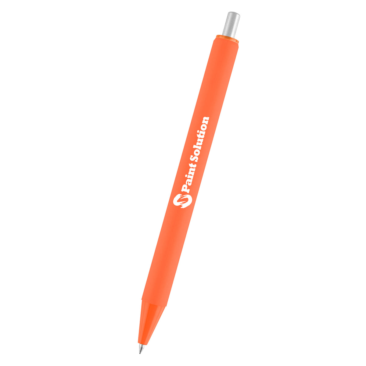 Atlas Gel Pen in Recycled ABS - Orange - Silk Screen