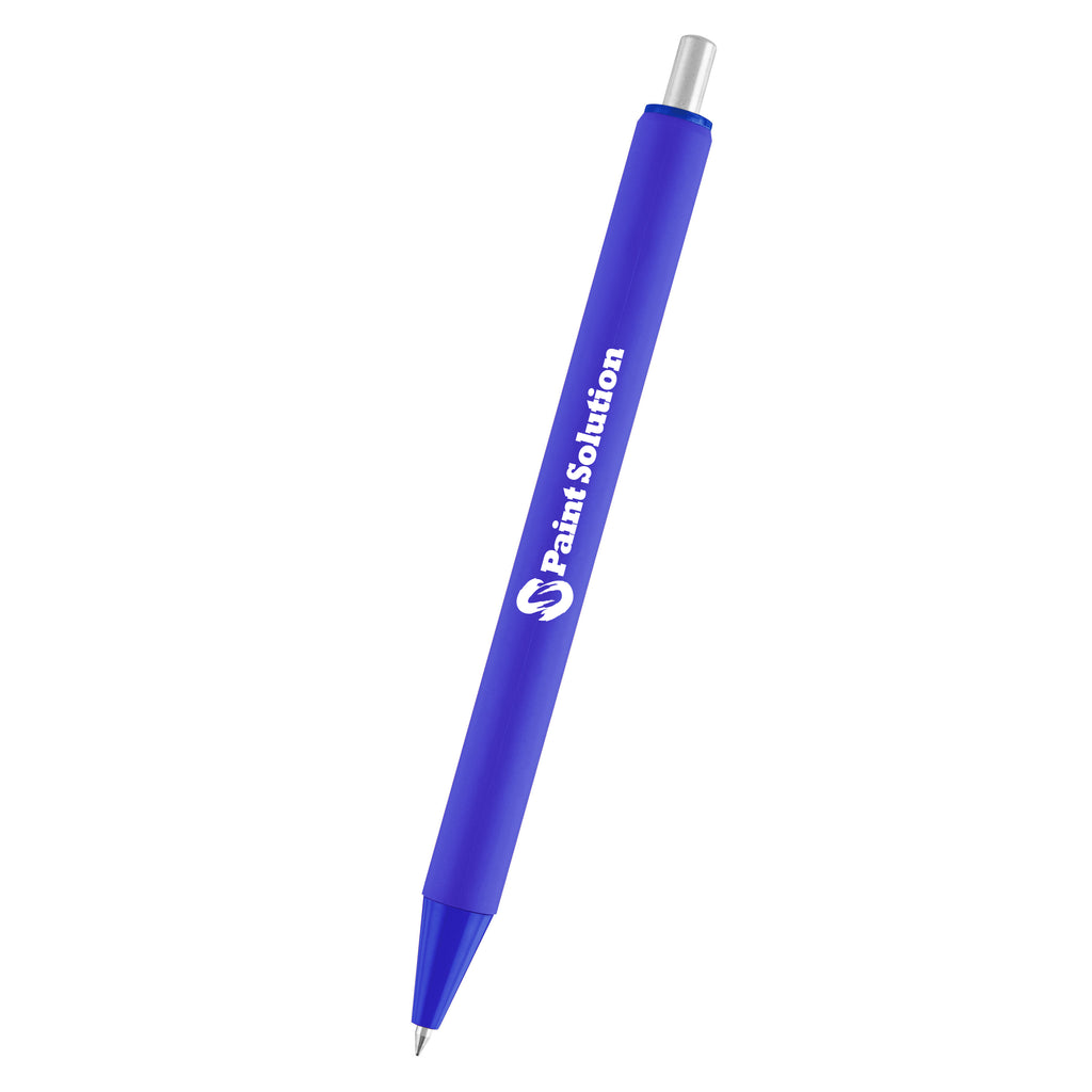 Atlas Gel Pen in Recycled ABS - Royal Blue - Silk Screen