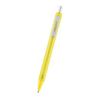 Atlas Gel Pen in Recycled ABS - Yellow - Front
