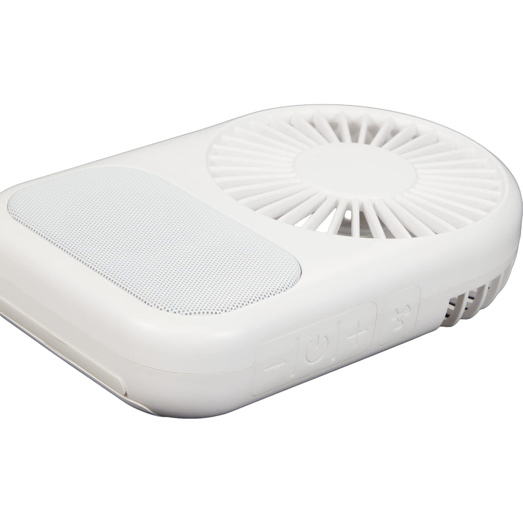 Audio Breeze Bluetooth Speaker and Desk Fan Full Color - White - Detail 2