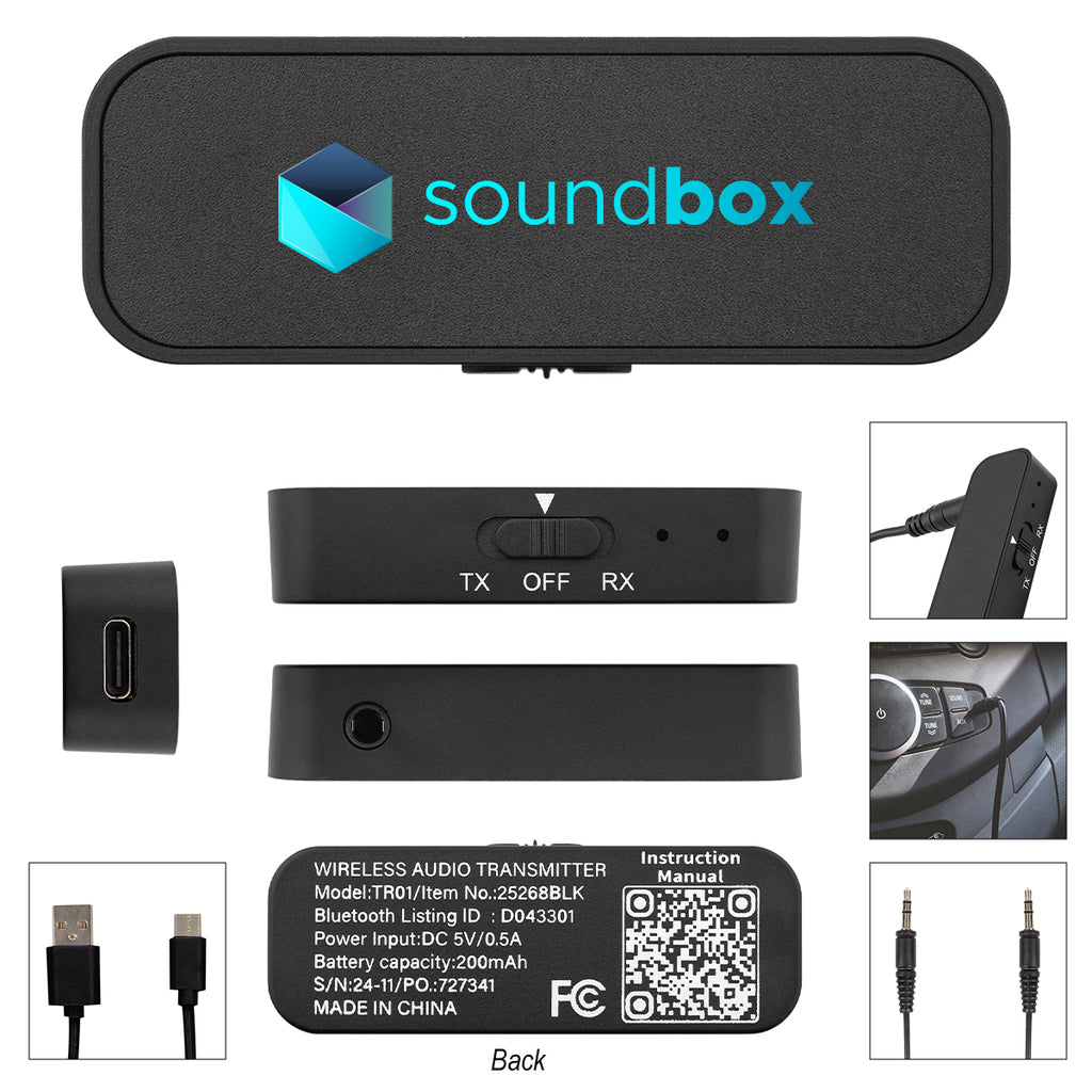 Audio Transmitter and Receiver, Wireless Full Color - Full Color