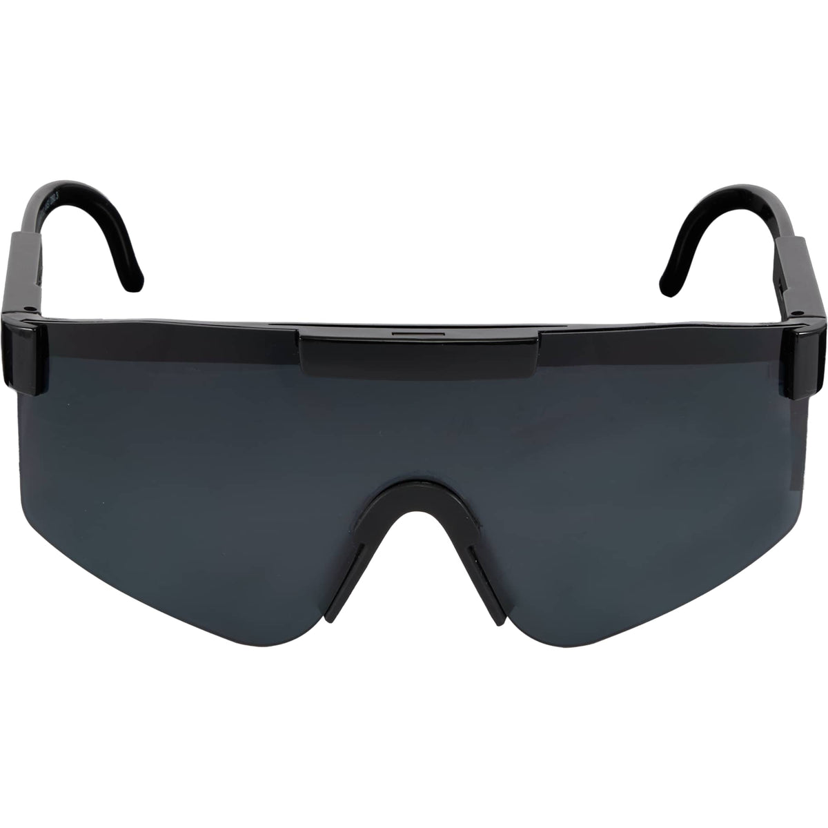 August Wraparound Sport Sunglasses with Blade Lens - Black - Alternate