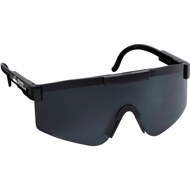 August Wraparound Sport Sunglasses with Blade Lens
