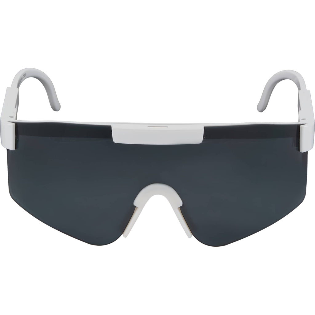 August Wraparound Sport Sunglasses with Blade Lens - White - Alternate