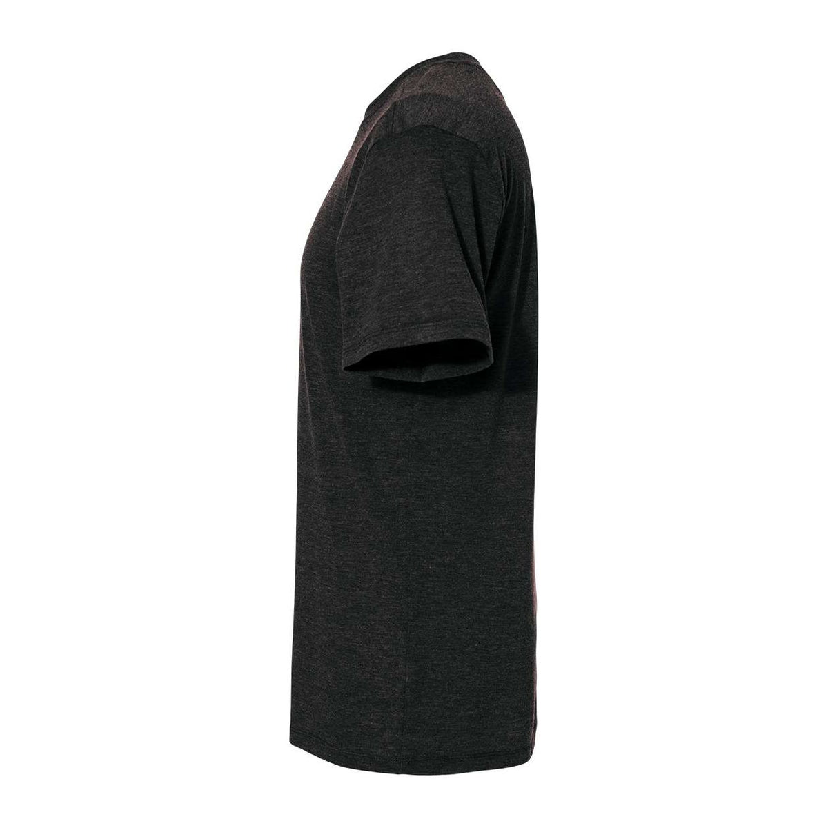 Augusta Sportswear Unisex Triblend T-Shirt - Black Heather - Direct Side