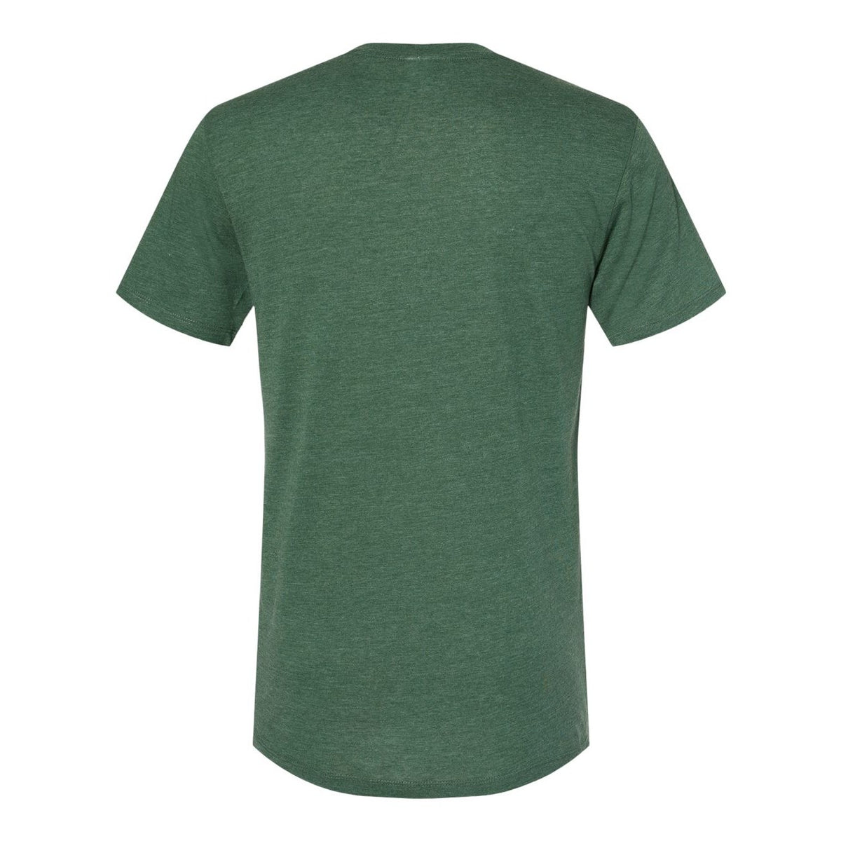 Augusta Sportswear Unisex Triblend T-Shirt - Dark Green Heather - Back