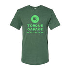 Augusta Sportswear Unisex Triblend T-Shirt - Dark Green Heather - Front