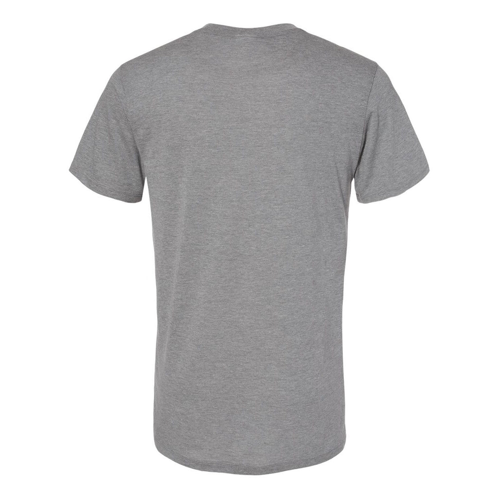 Augusta Sportswear Unisex Triblend T-Shirt - Grey Heather - Back