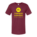 Augusta Sportswear Unisex Triblend T-Shirt - Maroon Heather - Front