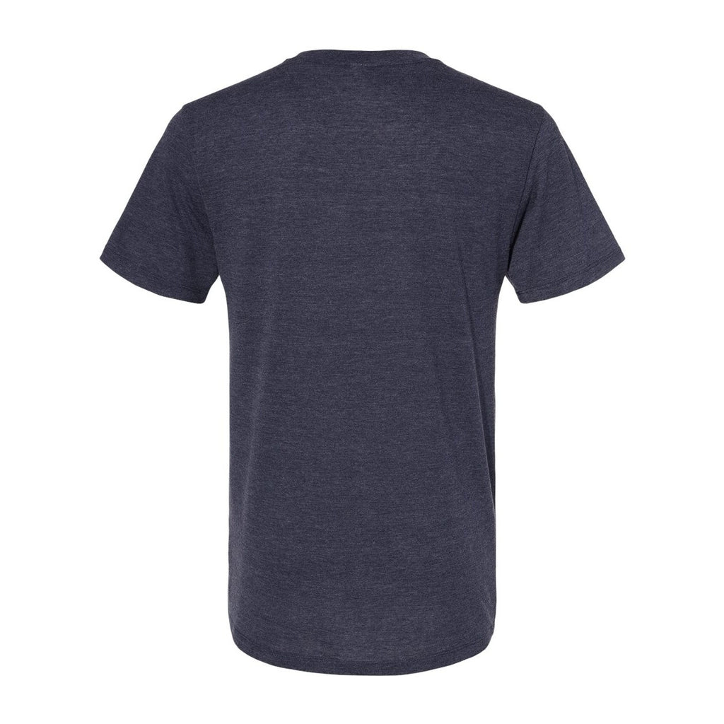Augusta Sportswear Unisex Triblend T-Shirt - Navy Heather - Back