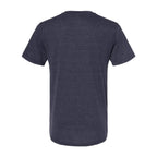 Augusta Sportswear Unisex Triblend T-Shirt - Navy Heather - Back