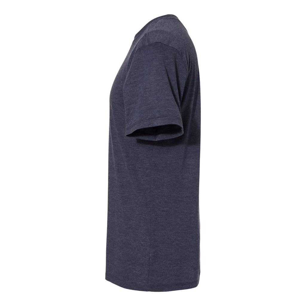 Augusta Sportswear Unisex Triblend T-Shirt - Navy Heather - Direct Side