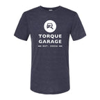 Augusta Sportswear Unisex Triblend T-Shirt - Navy Heather - Front
