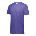 Augusta Sportswear Unisex Triblend T-Shirt - Purple Heather - Side