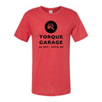 Augusta Sportswear Unisex Triblend T-Shirt - Red Heather - Front