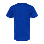 Augusta Sportswear Unisex Triblend T-Shirt - Royal Heather - Back