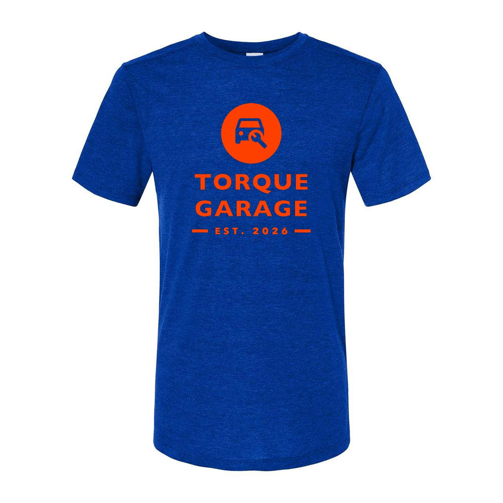 Augusta Sportswear Unisex Triblend T-Shirt - Royal Heather - Front