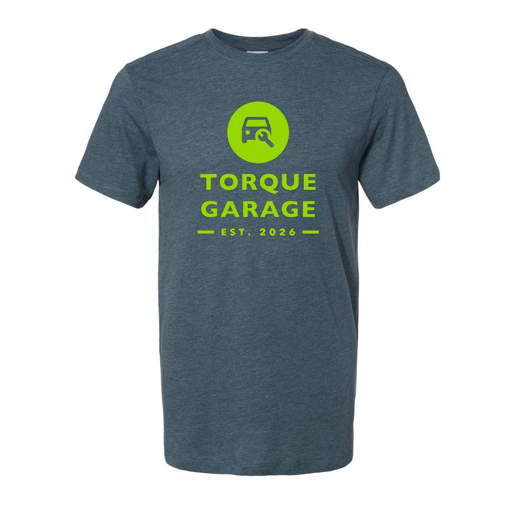 Augusta Sportswear Unisex Triblend T-Shirt - Storm Heather - Front