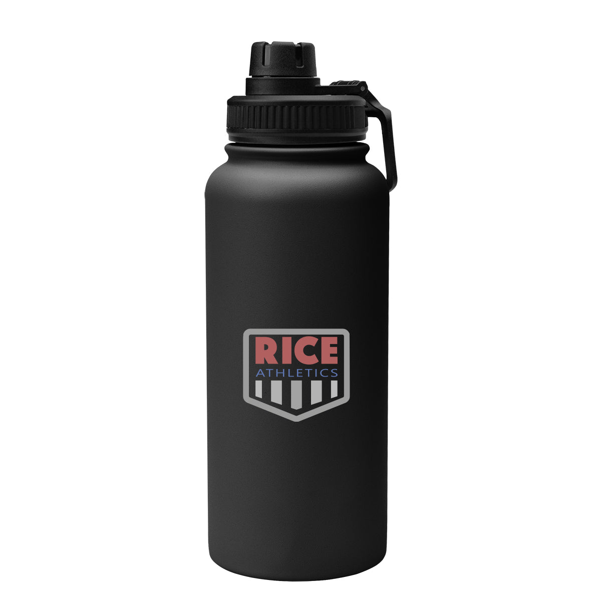 Austin Recycled Stainless Steel Bottle, 32 oz - Black - Colorbrite