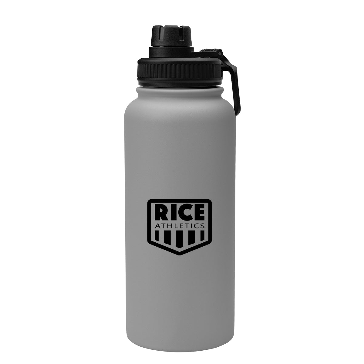 Austin Recycled Stainless Steel Bottle, 32 oz - Gray - Silk Screen