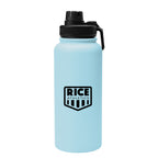 Austin Recycled Stainless Steel Bottle, 32 oz Laser Engraving - Light Blue - Silk Screen