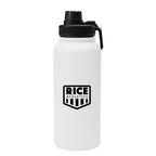 Austin Recycled Stainless Steel Bottle, 32 oz Laser Engraving - White - Silk Screen