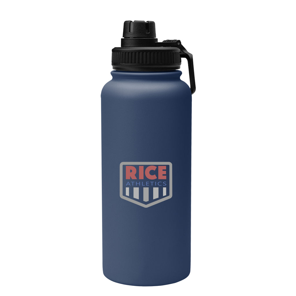 Austin Recycled Stainless Steel Bottle, 32 oz - Navy - Colorbrite