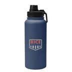 Austin Recycled Stainless Steel Bottle, 32 oz - Navy - Colorbrite