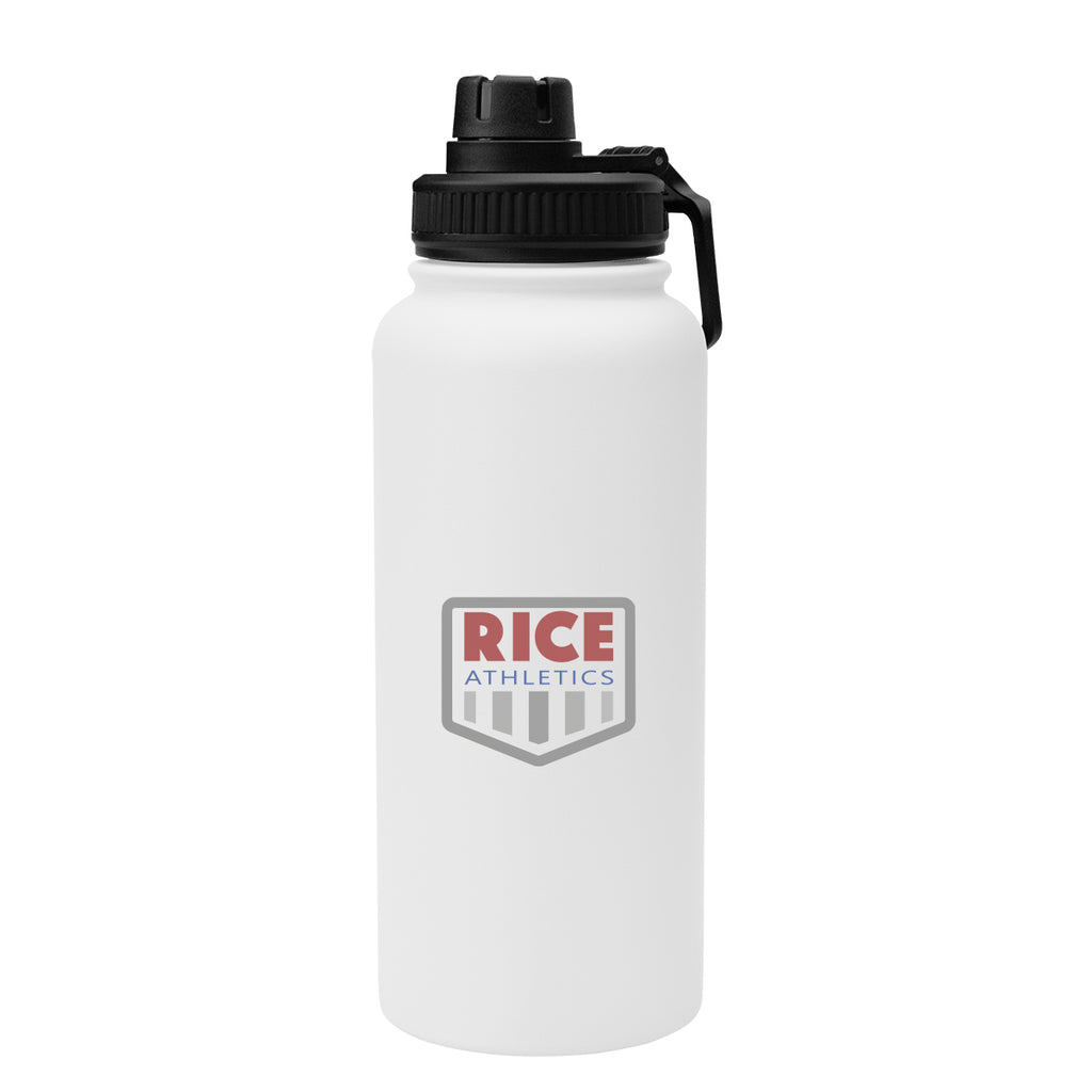 Austin Recycled Stainless Steel Bottle, 32 oz - White - Colorbrite