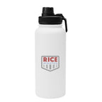 Austin Recycled Stainless Steel Bottle, 32 oz - White - Colorbrite