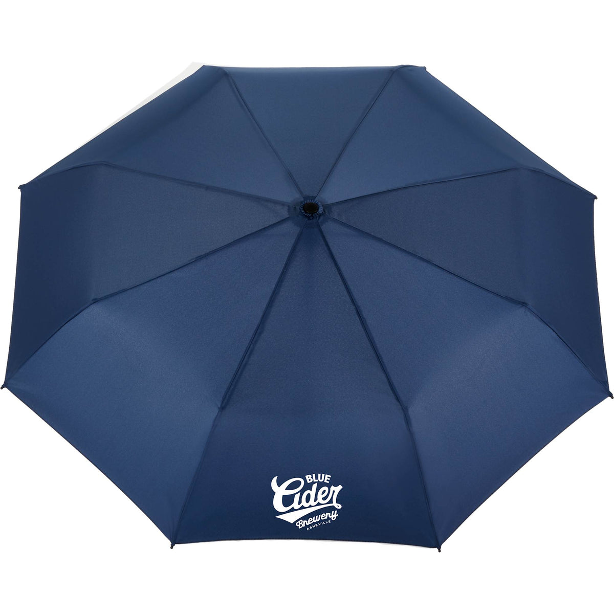 Auto Open and Close Recycled Umbrella, 42 Inch Transfer - Navy - Front
