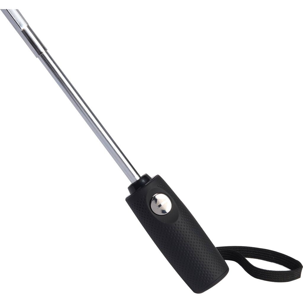 Auto Open and Close Recycled Umbrella, 42 Inch Transfer - Navy - Handle