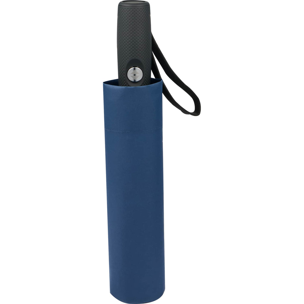 Auto Open and Close Recycled Umbrella, 42 Inch Transfer - Navy - Sleeve