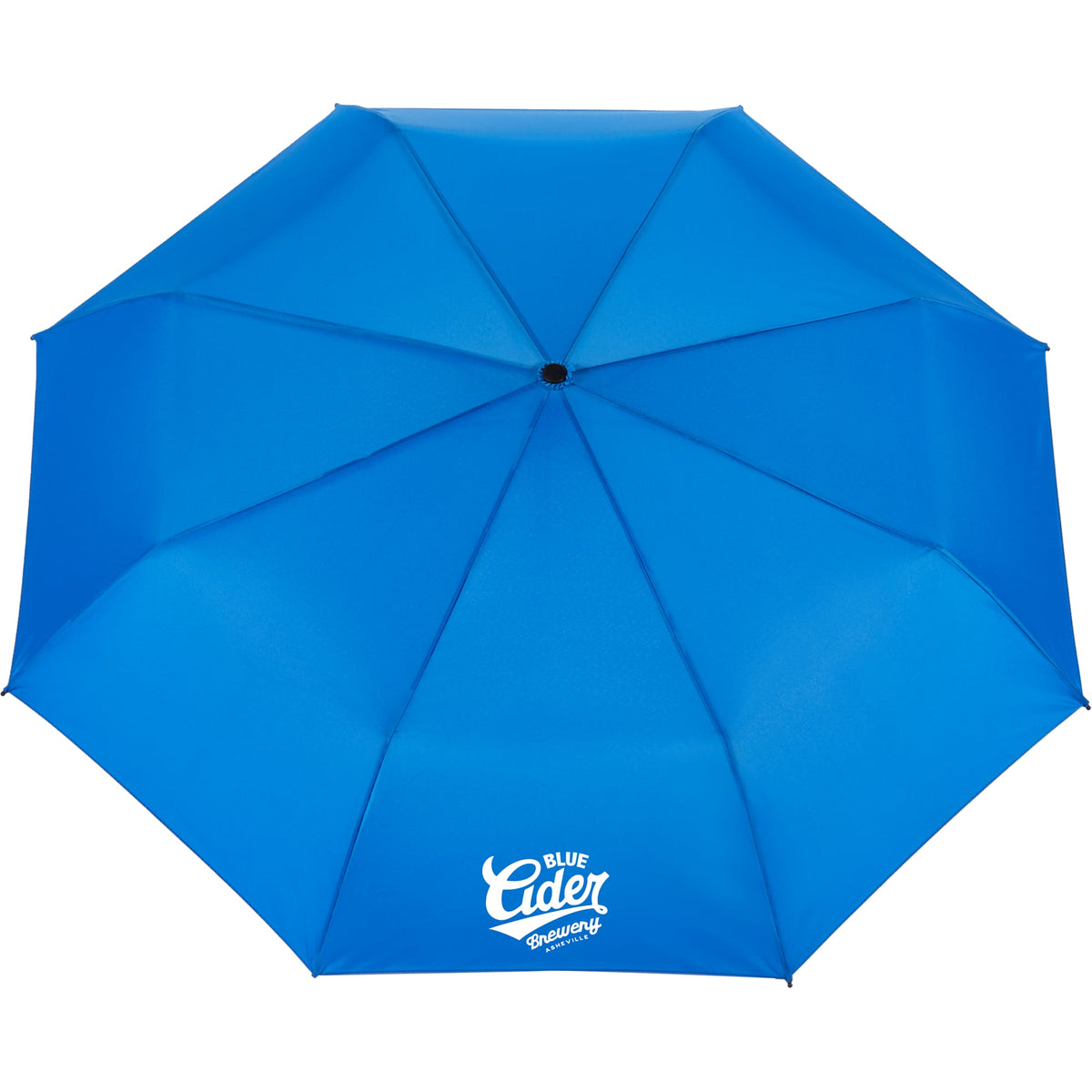 Auto Open and Close Recycled Umbrella, 42 Inch Transfer - Royal - Front