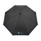 Auto Open Golf Umbrella in Recycled PET, 60 Inches Transfer - Black - View 2