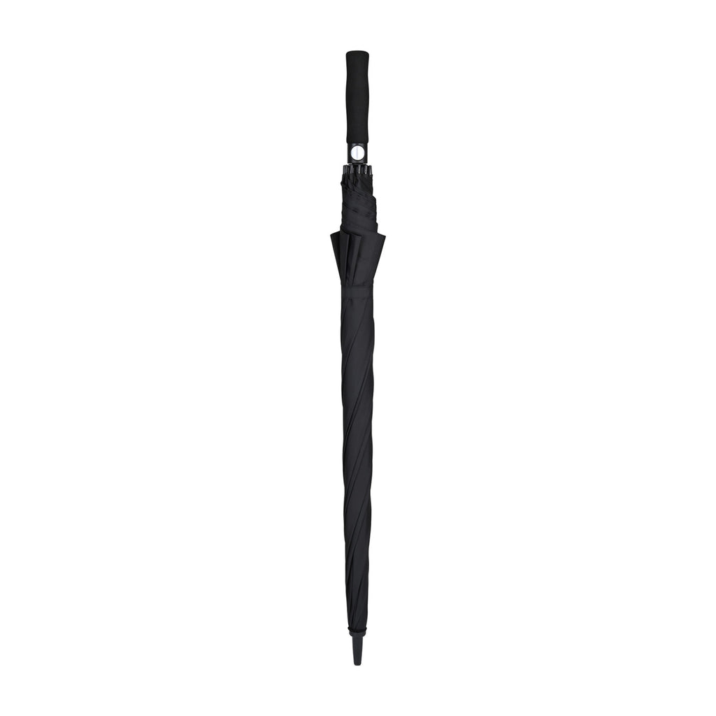 Auto Open Golf Umbrella in Recycled PET, 60 Inches Transfer - Black - View 3