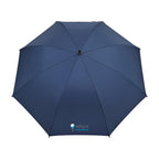 Auto Open Golf Umbrella in Recycled PET, 60 Inches Transfer - Navy - View 2