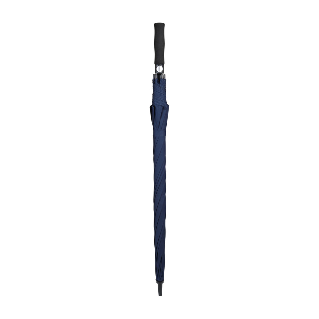 Auto Open Golf Umbrella in Recycled PET, 60 Inches Transfer - Navy - View 3