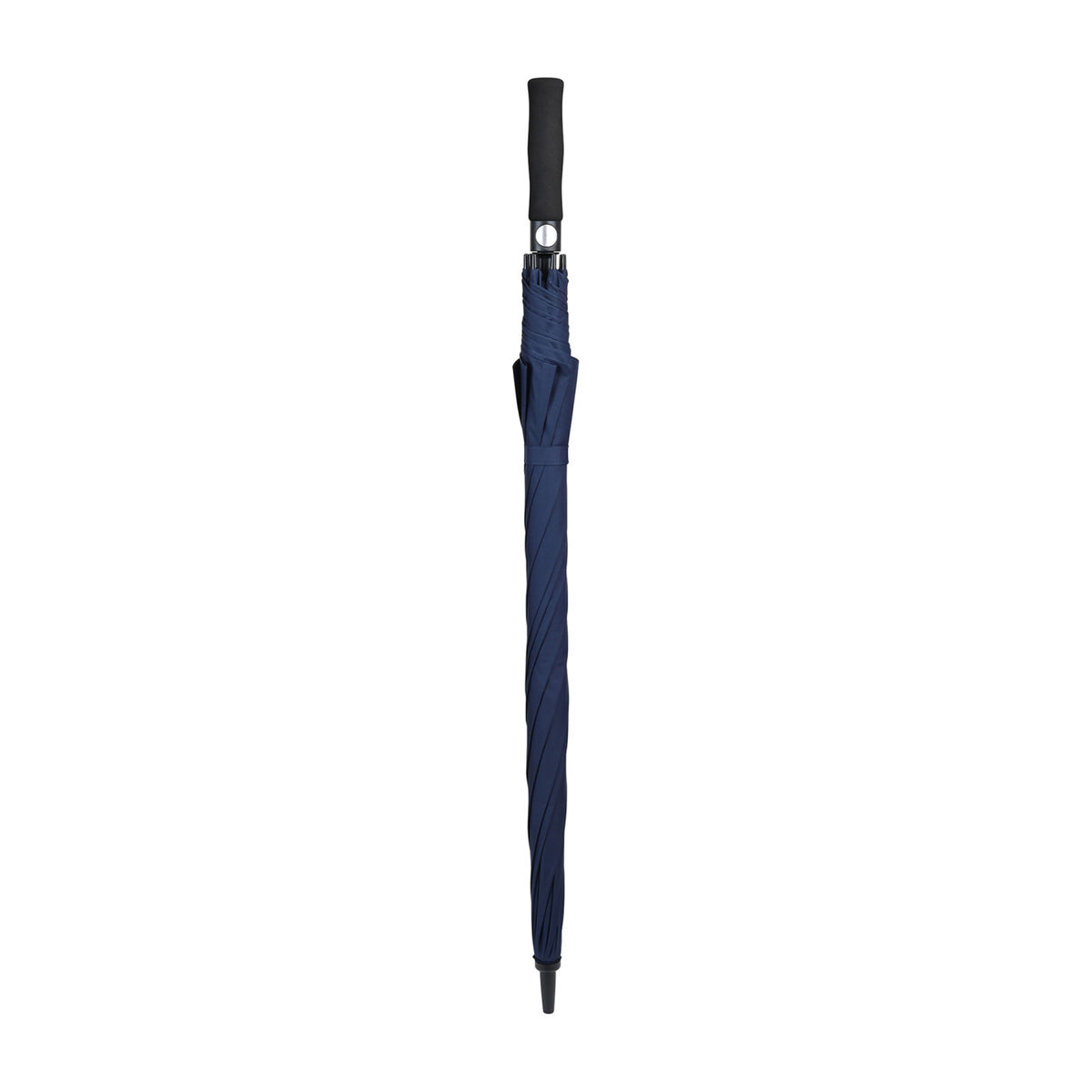 Auto Open Golf Umbrella in Recycled PET, 60 Inches Transfer - Navy - View 3