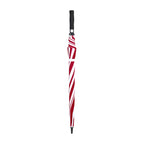 Auto Open Golf Umbrella in Recycled PET, 60 Inches Transfer - Red-White - View 3