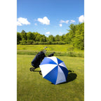 Auto Open Golf Umbrella in Recycled PET, 60 Inches Transfer - Royal-White - View 11