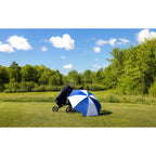 Auto Open Golf Umbrella in Recycled PET, 60 Inches Transfer - Royal-White - View 12