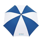 Auto Open Golf Umbrella in Recycled PET, 60 Inches Transfer - Royal-White - View 2
