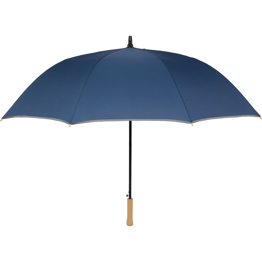 Auto Open Golf Umbrella with Reflective Trim, 60 Inches - Navy - Alternate