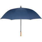 Auto Open Golf Umbrella with Reflective Trim, 60 Inches - Navy - Alternate