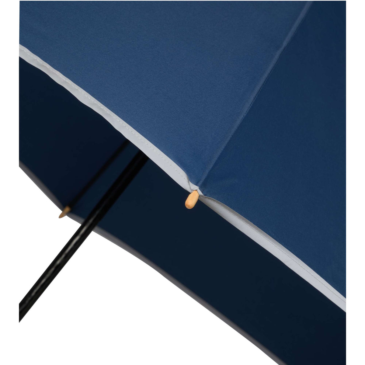 Auto Open Golf Umbrella with Reflective Trim, 60 Inches - Navy - Detail
