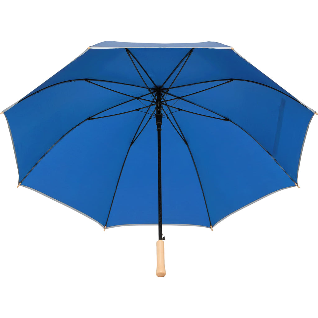 Auto Open Golf Umbrella with Reflective Trim, 60 Inches - Royal - Canopy