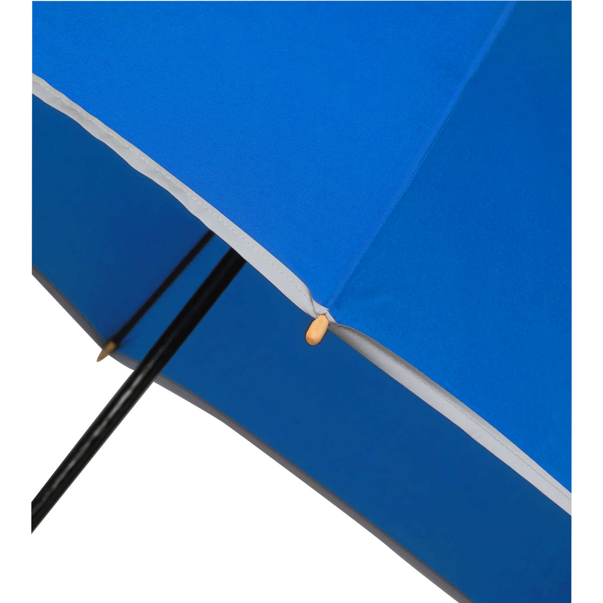 Auto Open Golf Umbrella with Reflective Trim, 60 Inches - Royal - Detail