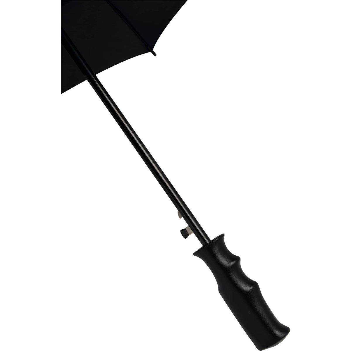 Auto-Open Umbrella, 46 Inch Arc - Black - Handle